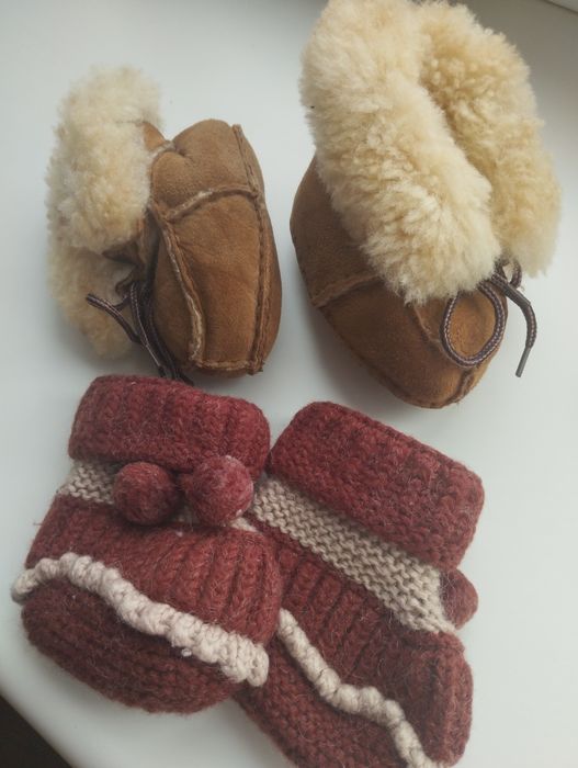 Теплі носочки і чуні з народження