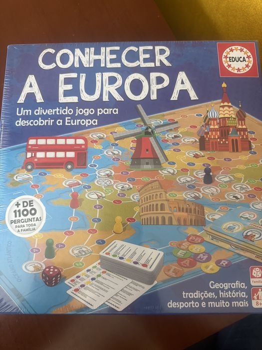Jogo Conhecer a Europa lacrado