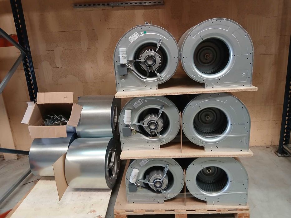 Motor de exaustor compacto e silencioso