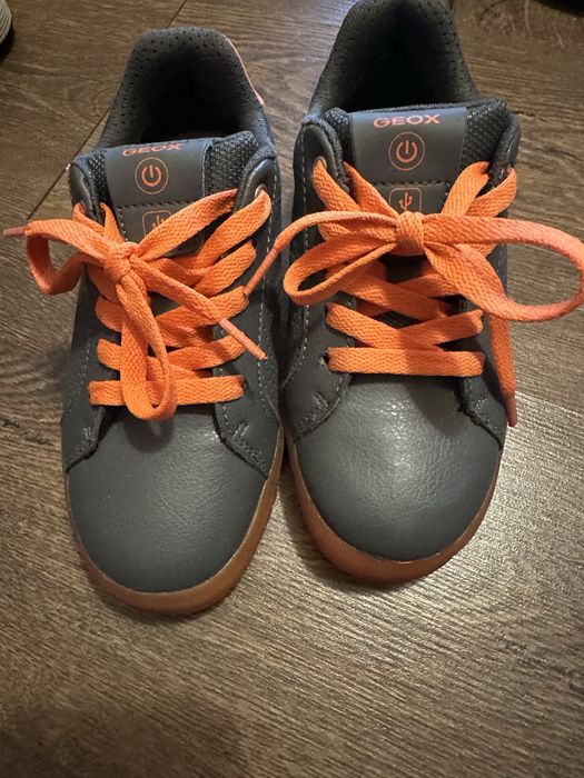 geox respira кроссовки светящиеся 31р 20 см