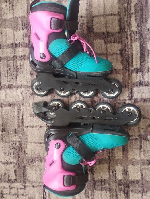 ролики Rollerblade раздвижные 36,5-40,5 р. с защитой