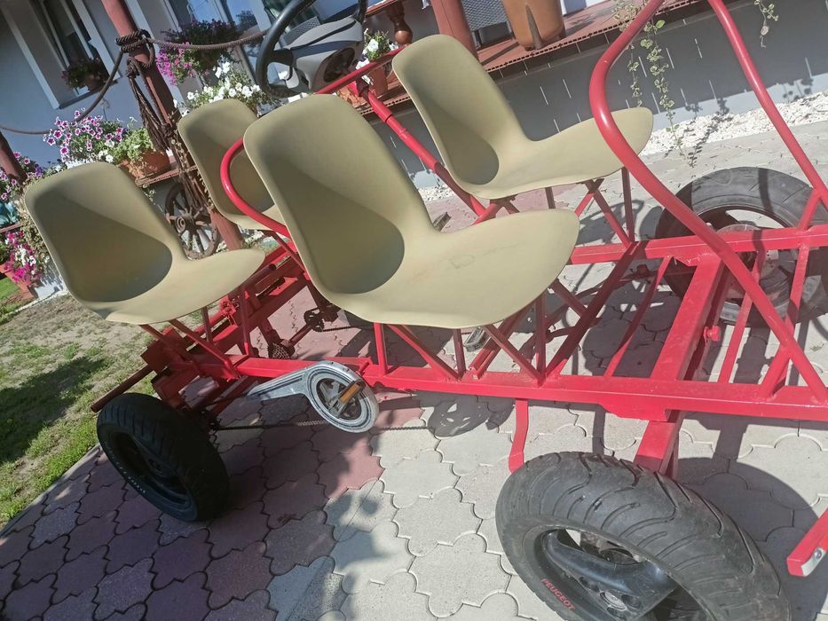 Rower 4 kolowy 4 osobowy rekreacyjny promocja