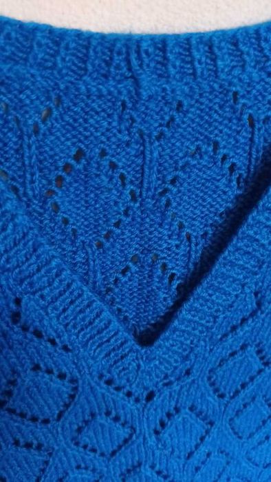 Handmade kamizelka dzianinowa