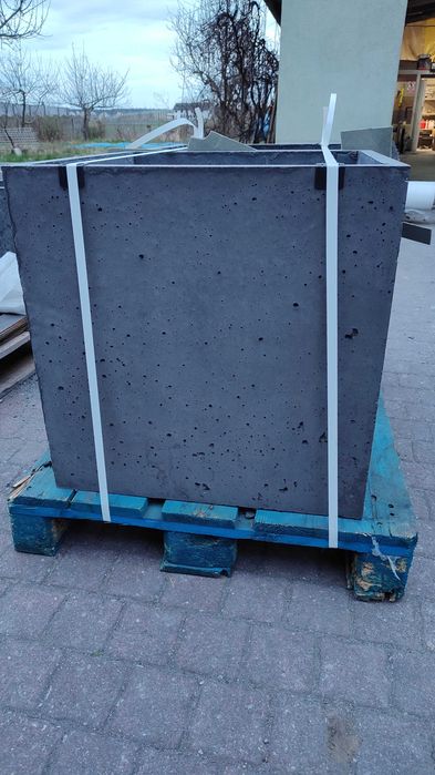 Donica betonowa 120x40x40 KRONOS PROSTKĄT, KORYTO