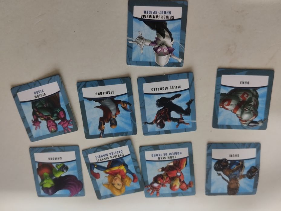 (F) Tazos da Marvel