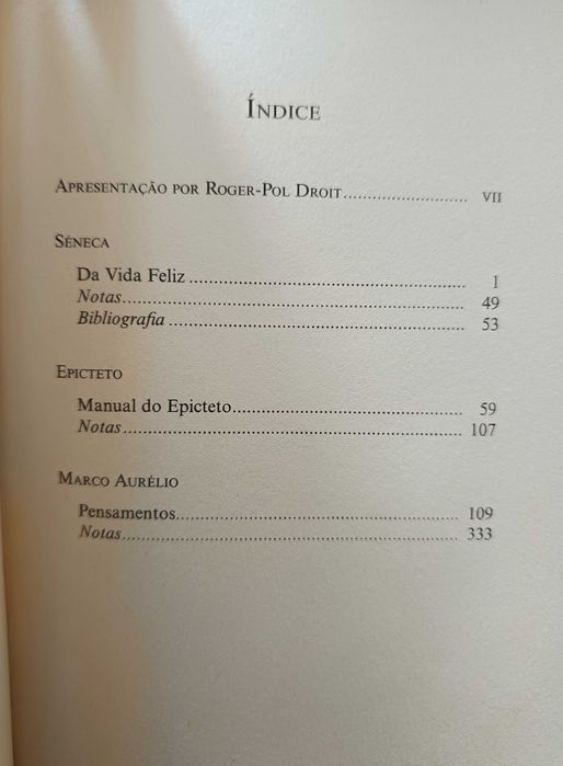 Séneca - A Vida Feliz / Manual / Pensamentos (c/portes)