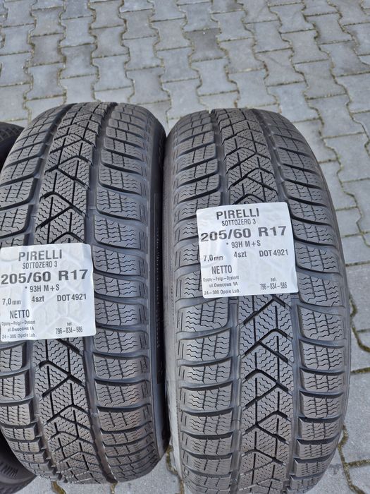 Opony Pirelli 205 60 R17