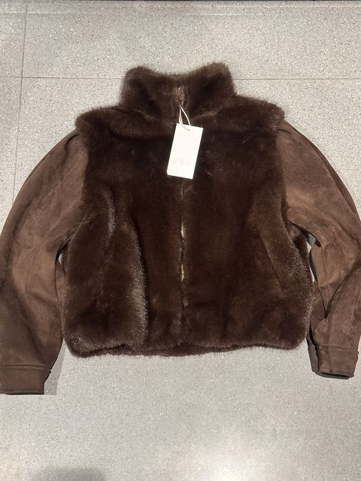 куртка Zara хутро
