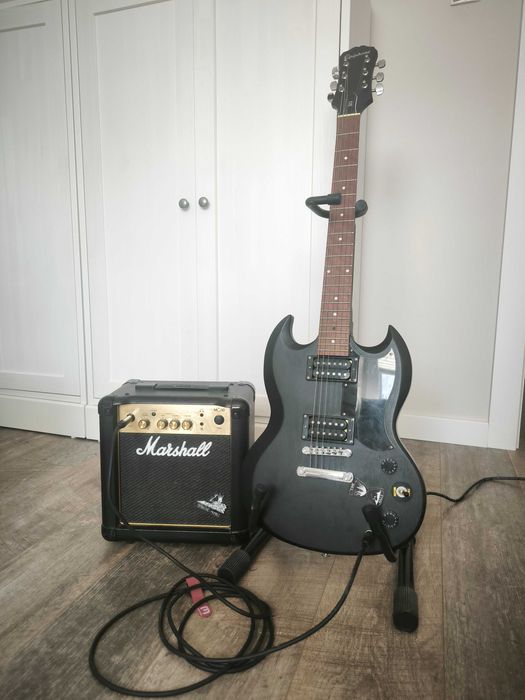 Gitara elektryczna Epiphone SG Special+wzmacniacz Marshall MG10