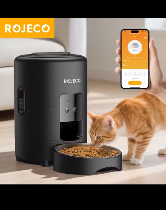 Автоматична годівниця для кота собаки тварин Rojeco 2L Фонтан для кота