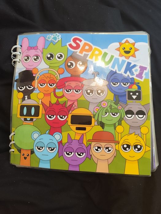 Альбом книга на липучках sprunki