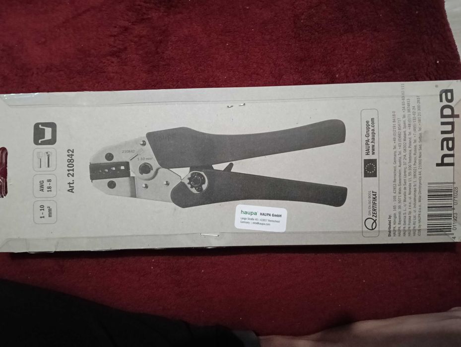 HAUPA 210842 Praska ręczna do końcówek tulejkowych 1-10 mm*