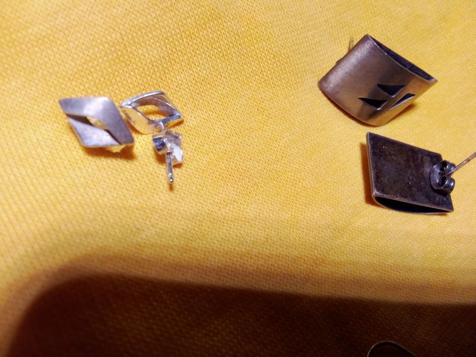 Серебряные сережки