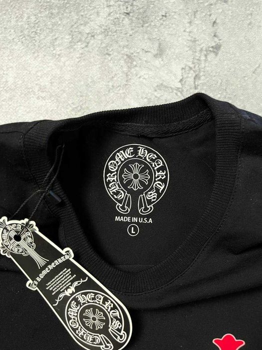 Футболка Chrome Hearts з бірками | Оверсайз футболка хром хартс