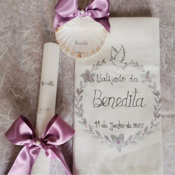Kits de batismo personalizados