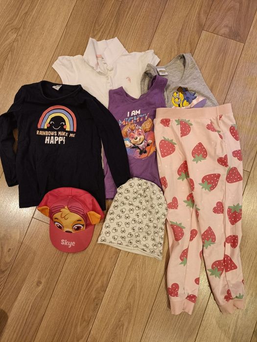 Mega paka ubrań 122/128 dziewczynka