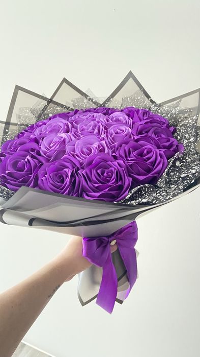 Buque de rosas eternas