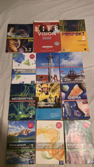 Okazja Książki do 2 klasy Technikum