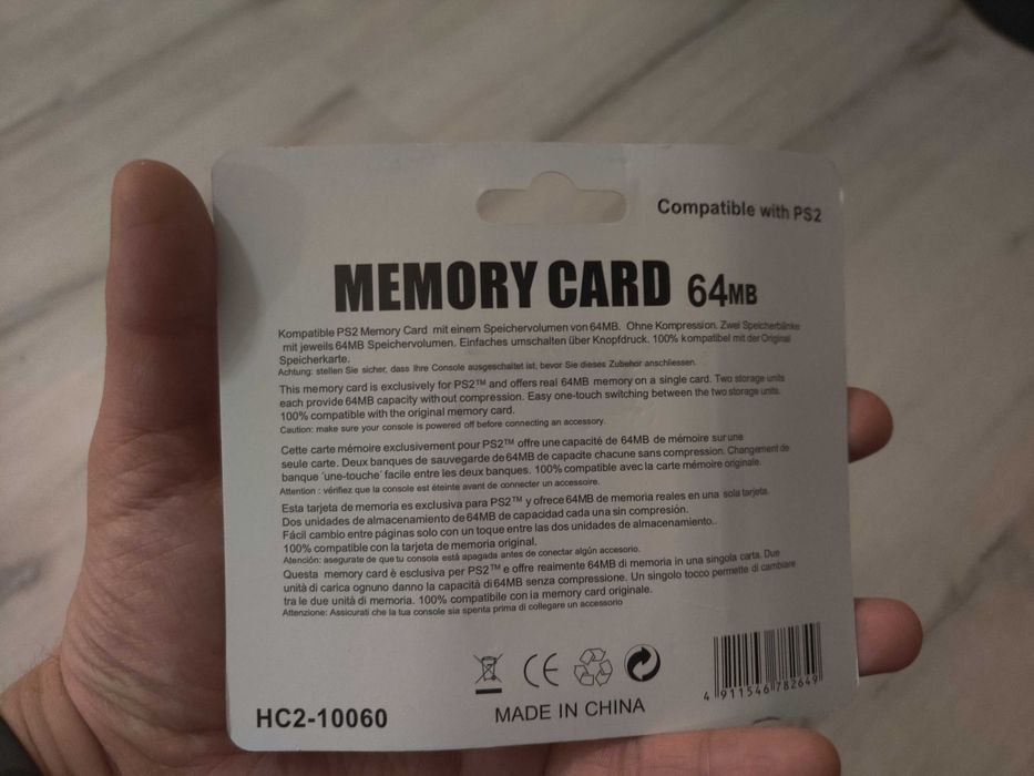 Карта памяти Sony Playstation 2 64 мб для сохранения игр