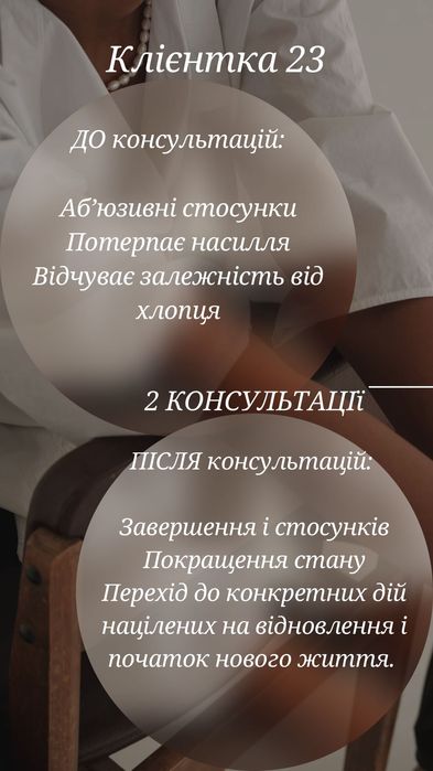 ПСИХОЛОГ | 500 грн | Зміню ваше життя на 1-й консультації. + для пар