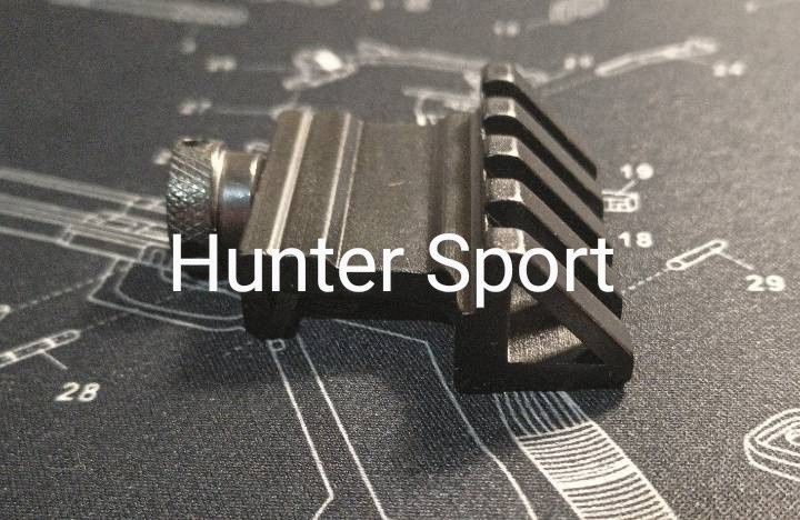 Планка weaver на базу weaver picatiny или m-lock под 45 градусов АК/AR