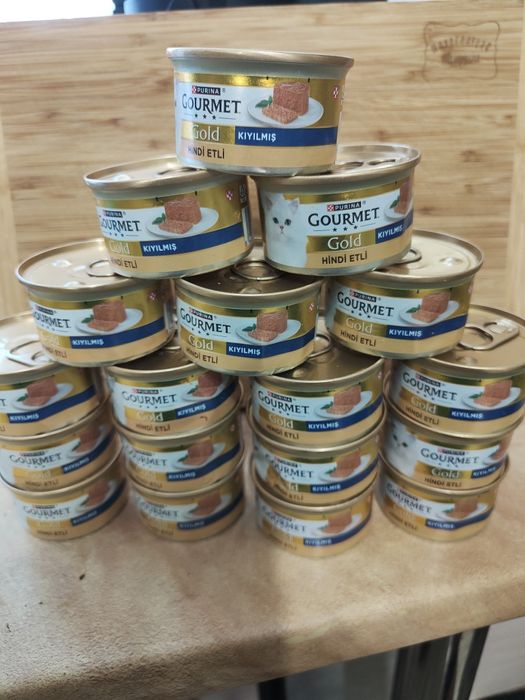 Gourmet Purina Gold 96x85g indyk kawałki