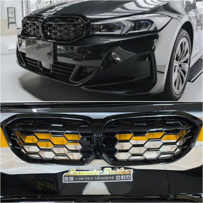 Решетка радиатора ноздри для BMW 3 G20 LCI ( рестайл) 340i