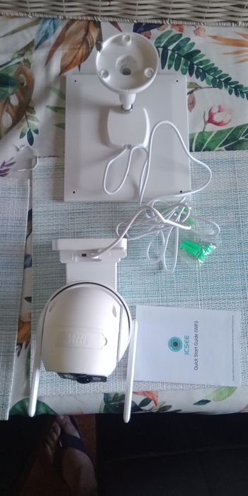 Câmera de Videovigilância Solar de dupla lente