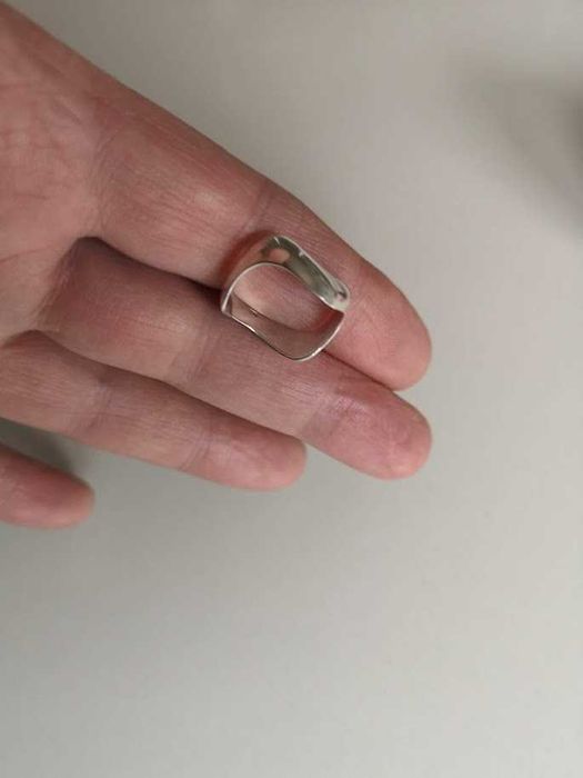 obrączka artystyczna srebro