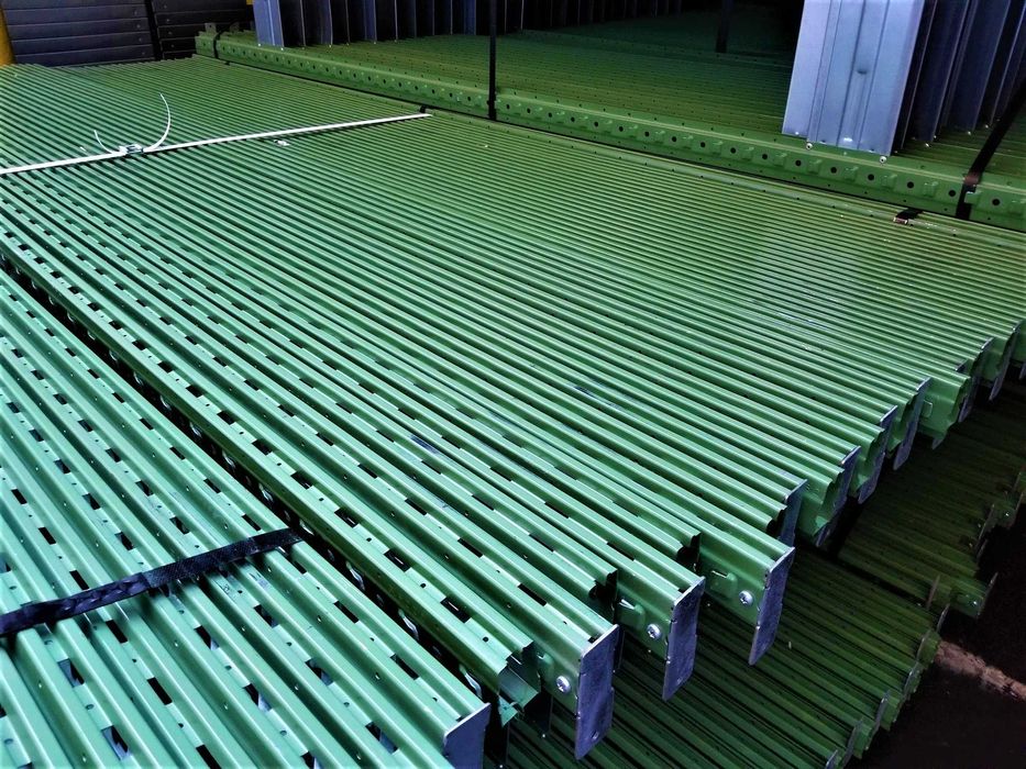 REGAŁ Firmowy Metalowy Magazynowy Półkowy Garażowy Warsztatowy gł.60cm