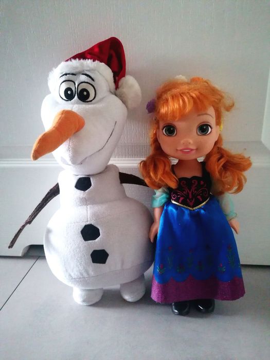 Olaf i Lalka Anna z Krainy Lodu ok. 36cm