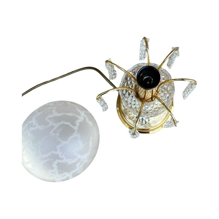 Lampa stołowa, Hollywood Regency, Sölken Leuchten, Niemcy, lata 80.