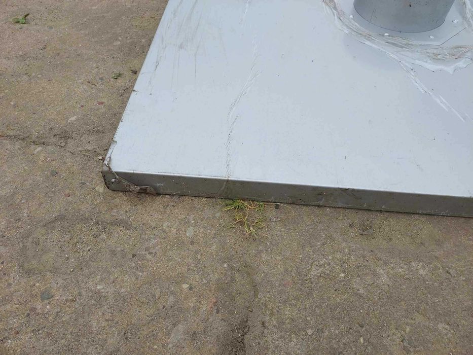 Blacha fartuch czapa otwór wewnętrzny 160 mm stalowa powlekana