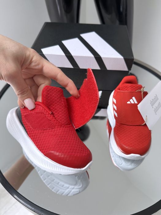 Детские кроссовки сеточка на липучках Adidas 21/23/24р