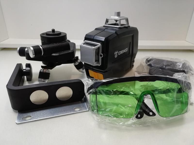 ‼️ МАКСИМАЛЬНИЙ КОМПЛЕКТ Лазерний рівень Deko 3D Hilda XEAST Fukuda