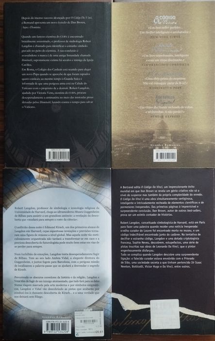 DAN BROWN livros