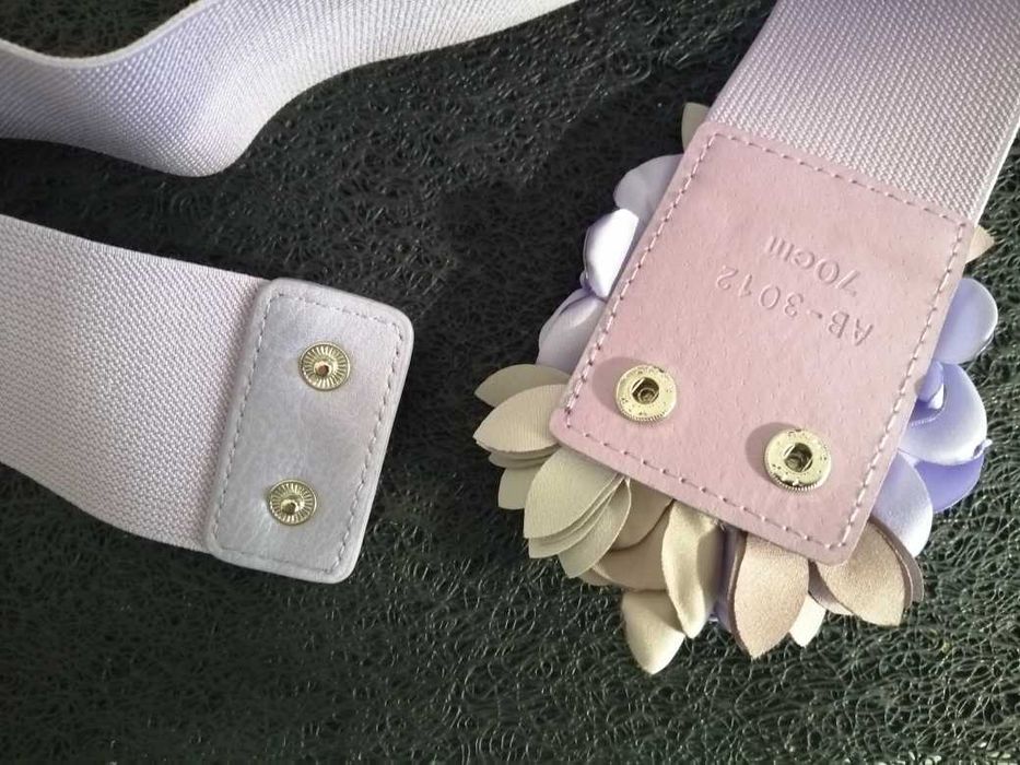 Liliowy pasek - 70 cm