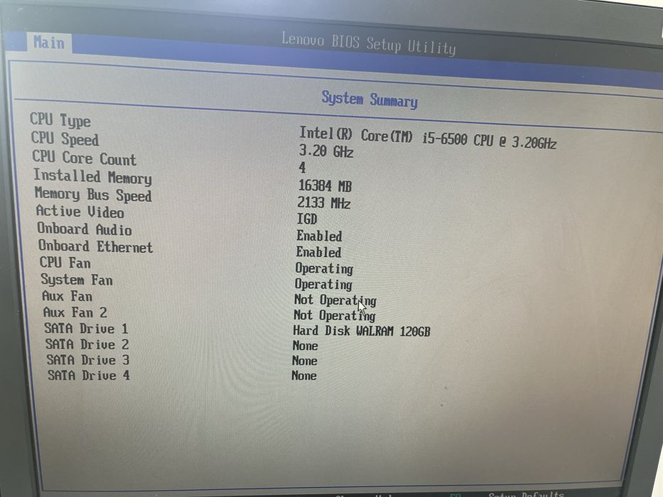 Lenovo Thinkcentre M900 SFF  i5-6500 16 gb