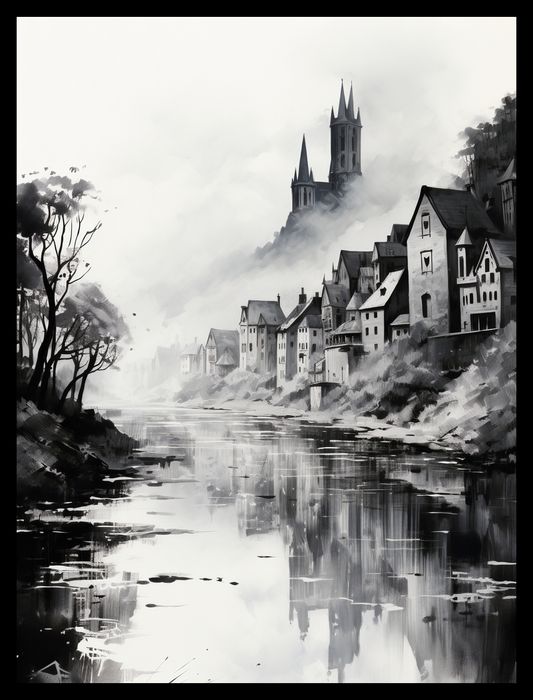 Plakat 30x40cm Mglisty Refleks