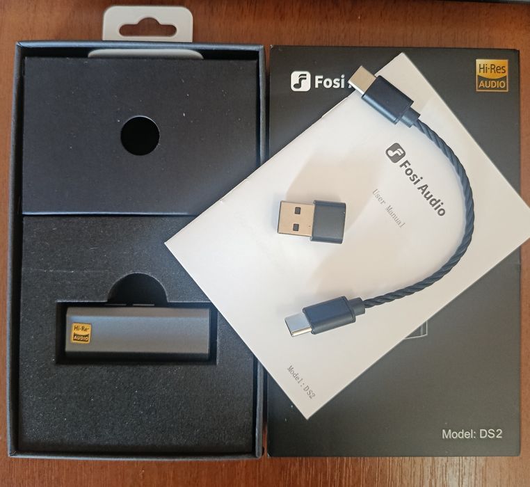 Мобильный ЦАП Fosi Audio DS2  2024  Состояние нового.