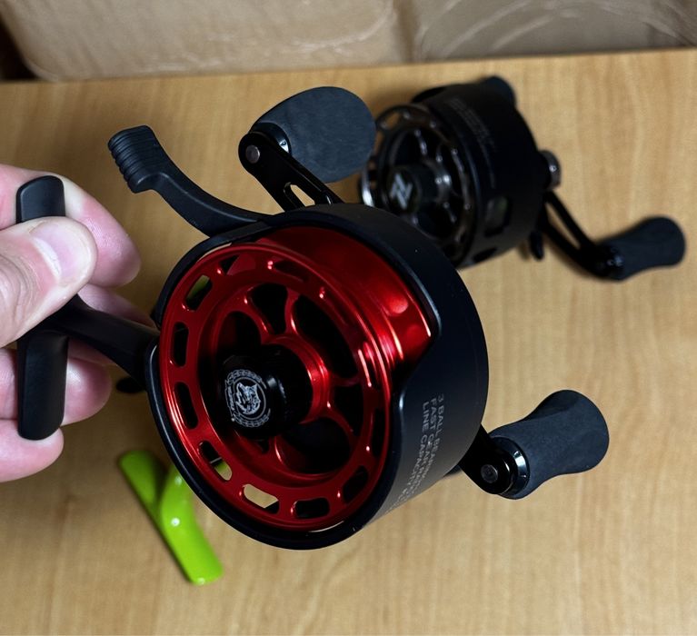 Катушка зимняя мультипликаторная. Катушка для зимней рыбалки