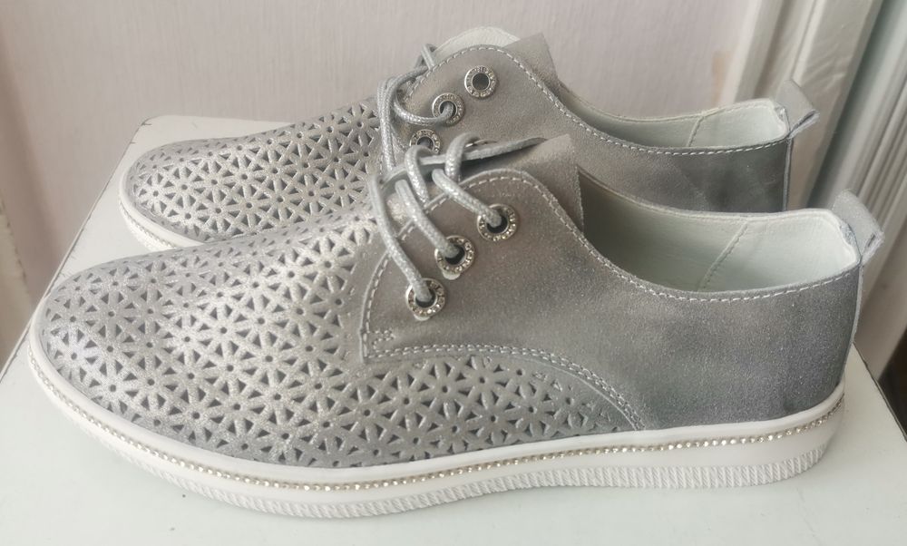 Мокасини жіночі, нові, шкіра, 41р., 26 см устілка