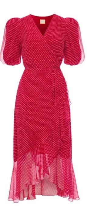 Swing czerwona sukienka