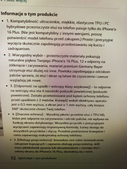 Etui do iPhone 16 plus