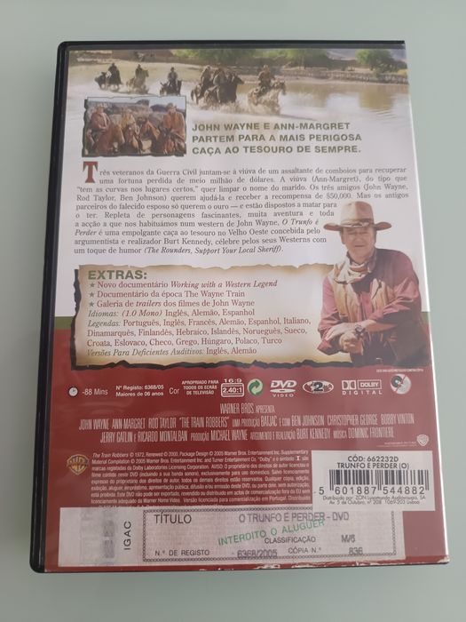 DVD o trunfo é perder