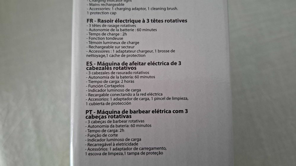 Maquina de Barbear