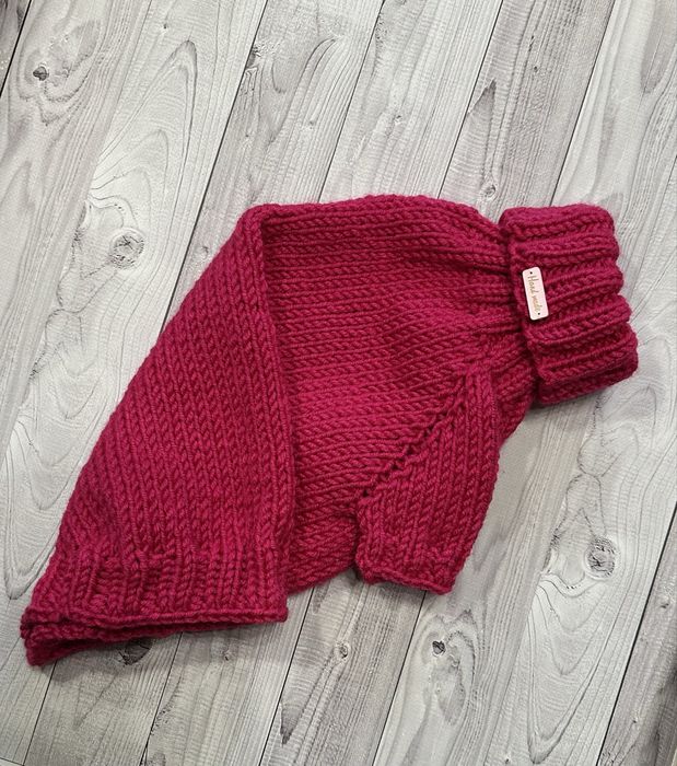 Вʼязаний светр для собаки (під замовлення)