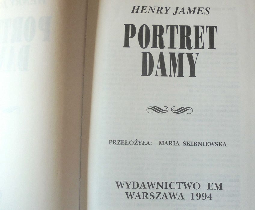 Książka Portret damy Henry James