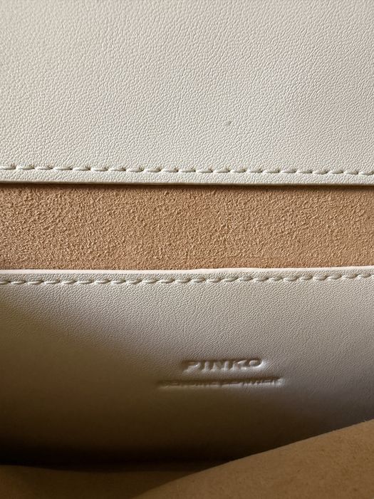 PINKO Średnia skórzana torebka do ręki Love Bag One