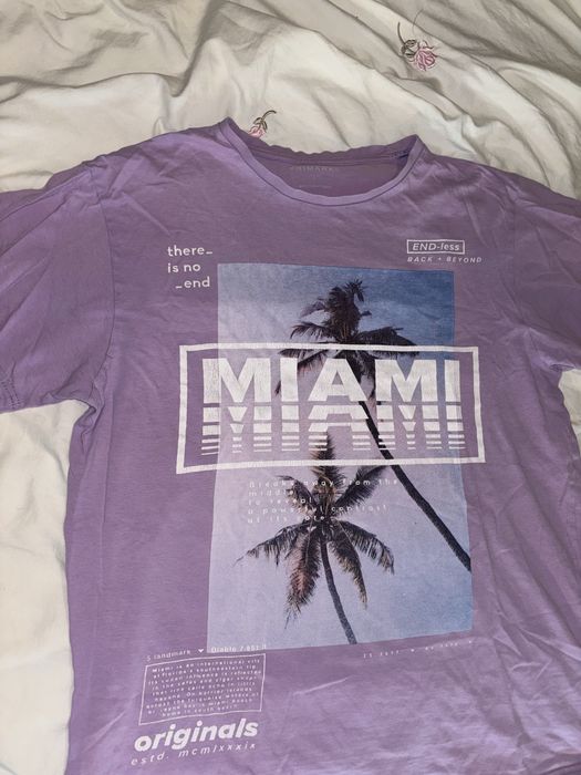 Męski T-shirt z nadrukiem